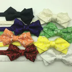 Chcum poltester Пейсли Bow Tie Мода характеристика галстук-бабочка десятки Платье 2017 года коллокации для Свадебная вечеринка галстук бренда