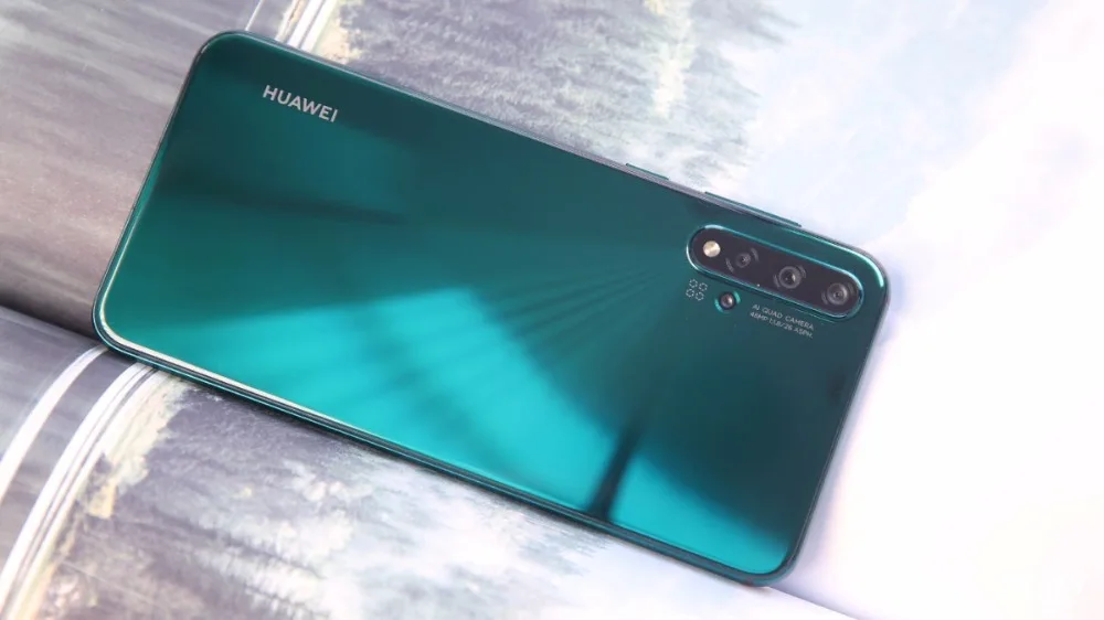 HuaWei Nova 5 Pro мобильный телефон Kirin 980 Android 9,0 6,3" полный экран 5* камеры 40 Вт супер зарядное устройство NFC экран отпечатков пальцев 256 ГБ