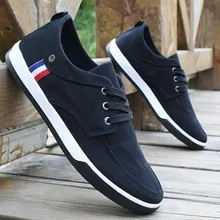 CBJSHO New Fashion 2017 Breathable Canvas Mens Shoes Lace Up Solid Flats Spring Autumn Quality Casual