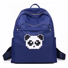 Женский Сумка Сумки Mochila Feminina Новые Случайные Женщины Рюкзак Panda Pattern Водонепроницаемый Нейлон Леди женские Рюкзаки