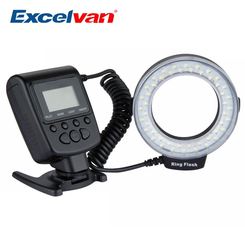Excelvan CN48 Marco LED Ring Flash Light for DSLR Camera with Four