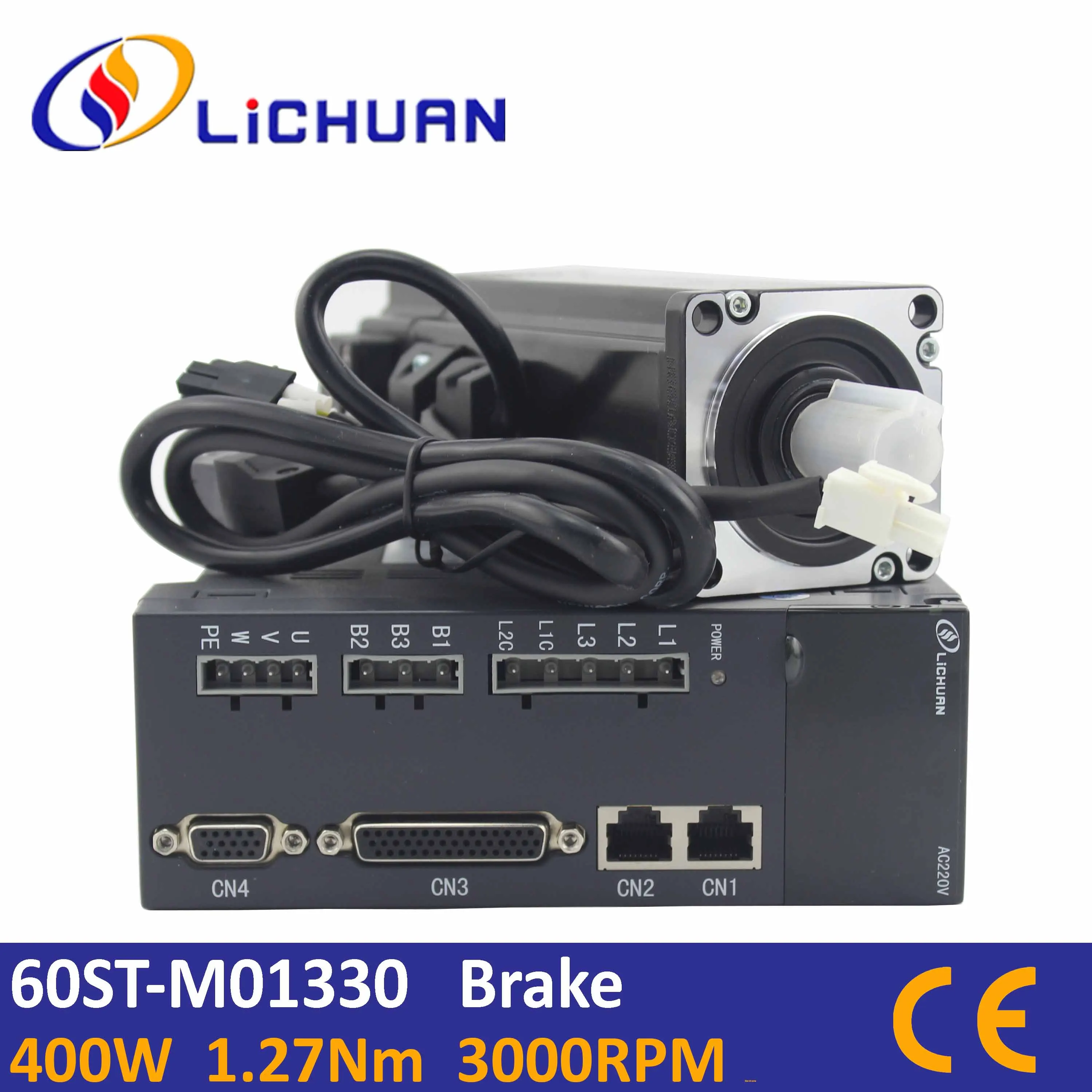 servomotor400Wwithbrakeandservodriverkit04kwservomotor