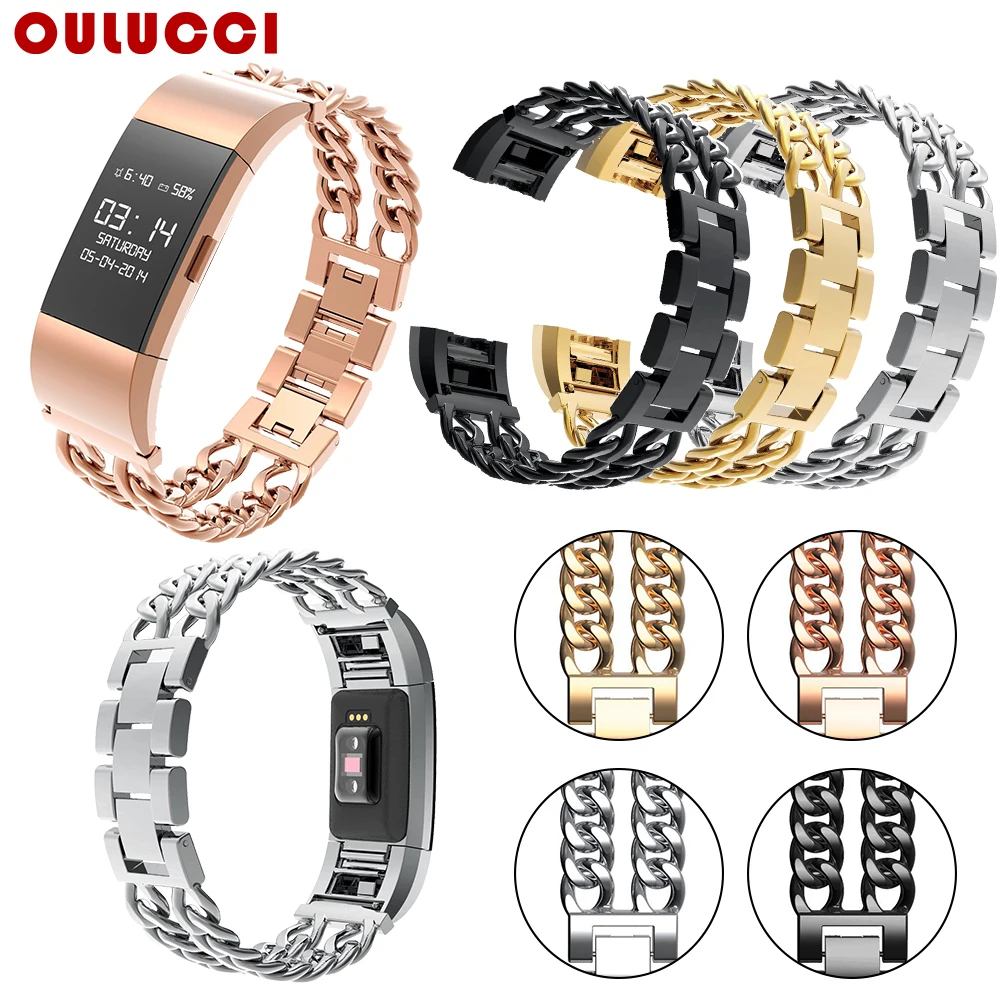 

OULUCCI replacement bands for fitbit charge 2 for fitbit charge 2 bands for men/women for fitbit charge 2 band black/straps