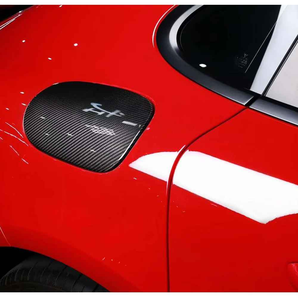 De fibra de carbono de tanque de combustible para Porsche Panamera 971, 2017 de 2018 accesorios para automóviles para coche modificado partes exteriores estilo de coche