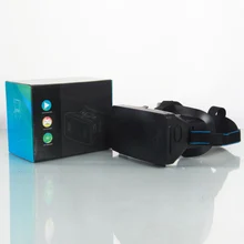 Head Mount Plastic Version VR Virtual Reality Glasses magnet Control Google Cardboard for 3D Movies Games 3.5-6 phone