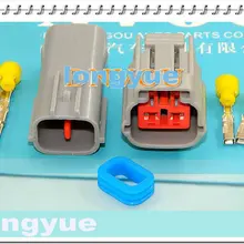 Longyue 10 комплект 2 pin Way неразборная фара разъем мужской и женский комплект гнездо для противотуманной фары