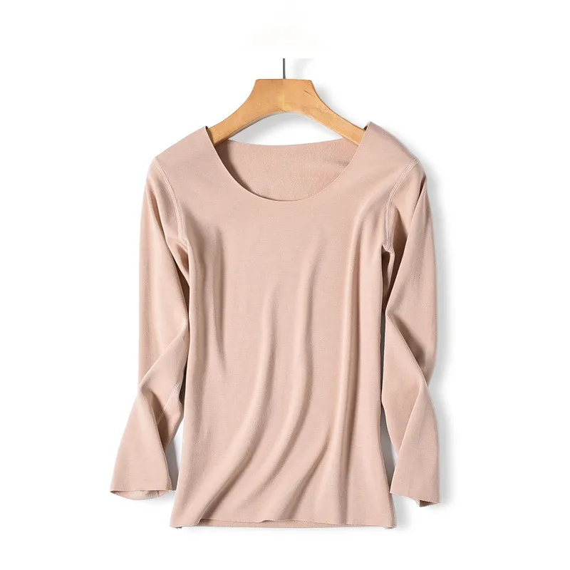 Женский зимний теплый плотный бархатный термотоп Femme с круглым ...