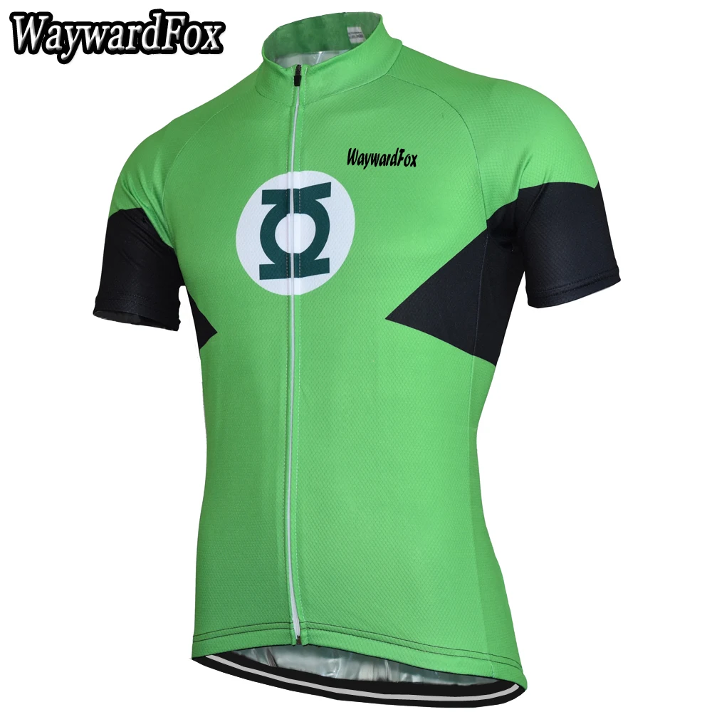 2017 New Green shirt cycling jersey short sleeve man cycling clothing