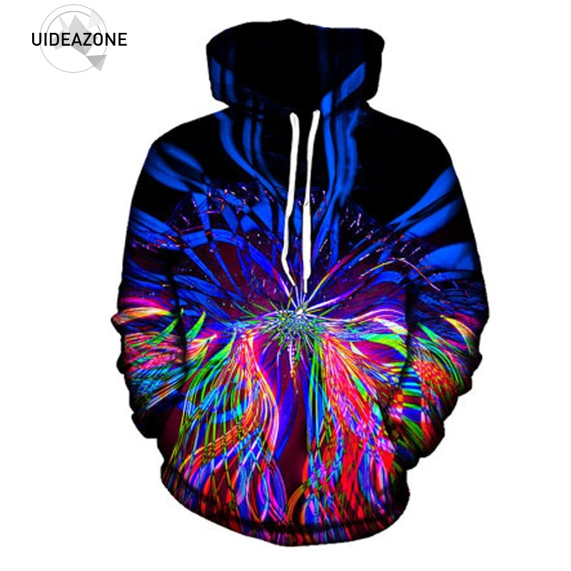 Buy UIDEAZONE New Psychedelic Hoodie Music Festival