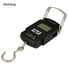 50kg/5g Temperature sensor Hanging Hook Fishing Digital Electronic Scale