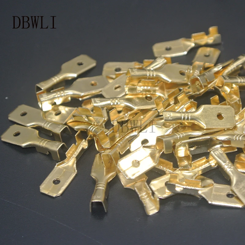 Клеммная колодка 6 3 мм 4 8 2 50 шт.|terminal block|connector terminal blockcrimp connector |