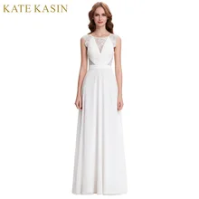 Vestido de Noiva A Line Wedding Dresses Under 50 Vintage Lace Chiffon Bridal Dresses 2017 Beach