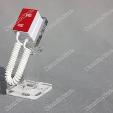 20 шт./лот прозрачный акриловый Мобильный телефон Дисплей кронштейны подставка держатель для магазин противоугонные exhit держатель с весны провод