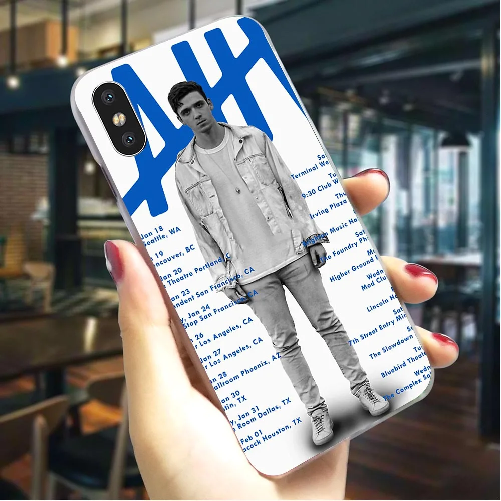 

Lauv Singer Edition Hard Phone Case for iPhone Xs Cover for iPhone X Covers 6 6S XR 8 Plus 7 5S 5 SE Xs Max 11 pro