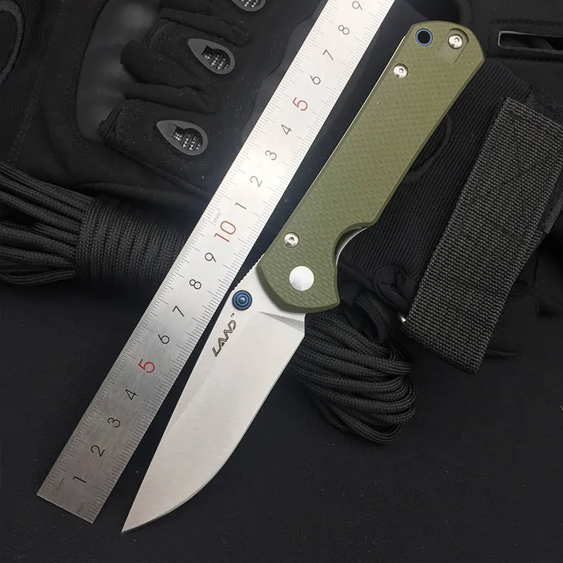 Land 911 Folding Knife 12C27 Blade G10 handle Outdoor Hunting Camping Survival Tactical Super Military Pocket EDC Knives Gift Land 911 Folding Knife 12C27 Blade G10 handle Outdoor Hunting Camping Survival Tactical Super Military Pocket EDC Knives Gift