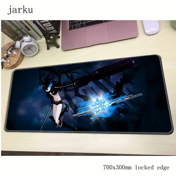 

BLACK ROCK SHOOTER pad mouse computador gamer mause pad 700x300X2MM padmouse big anime mousepad ergonomic gadget office desk mat