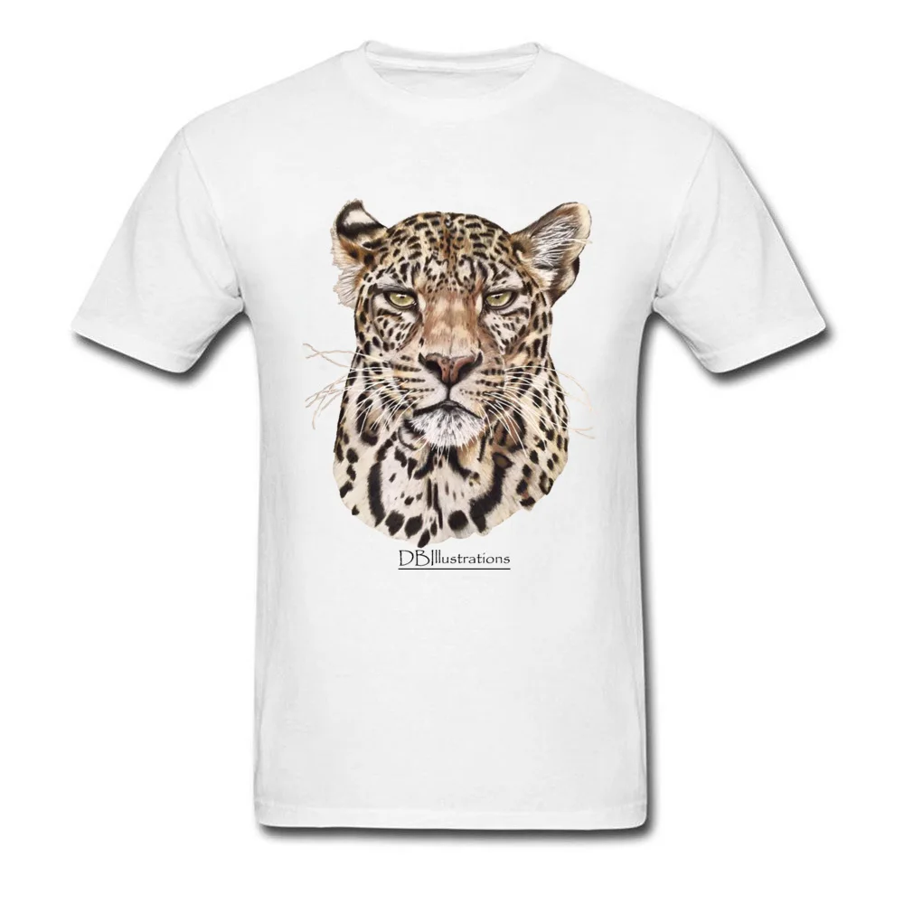 Летняя футболка с леопардовым принтом и круглым вырезом 100% хлопок|Футболки| |
