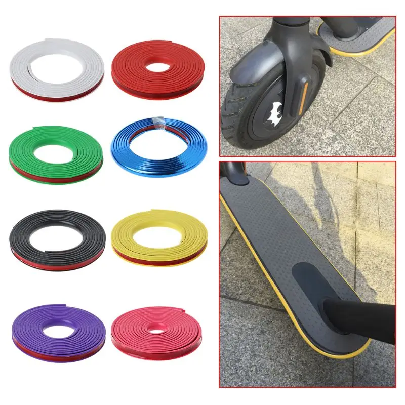 

1 Pc Electric Scooter Anti-collision Protection Strip For Xiaomi Mijia M365 Skateboard Body Bumper Scratchproof Scratch Strips