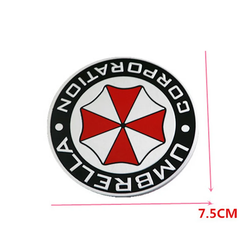 

3D Aluminum Umbrella corporation car sticker For Citroen C1 C2 C3 C4 C5 C6 C8 C4L DS3 DS4 DS5 DS5LS DS6 auto accessories