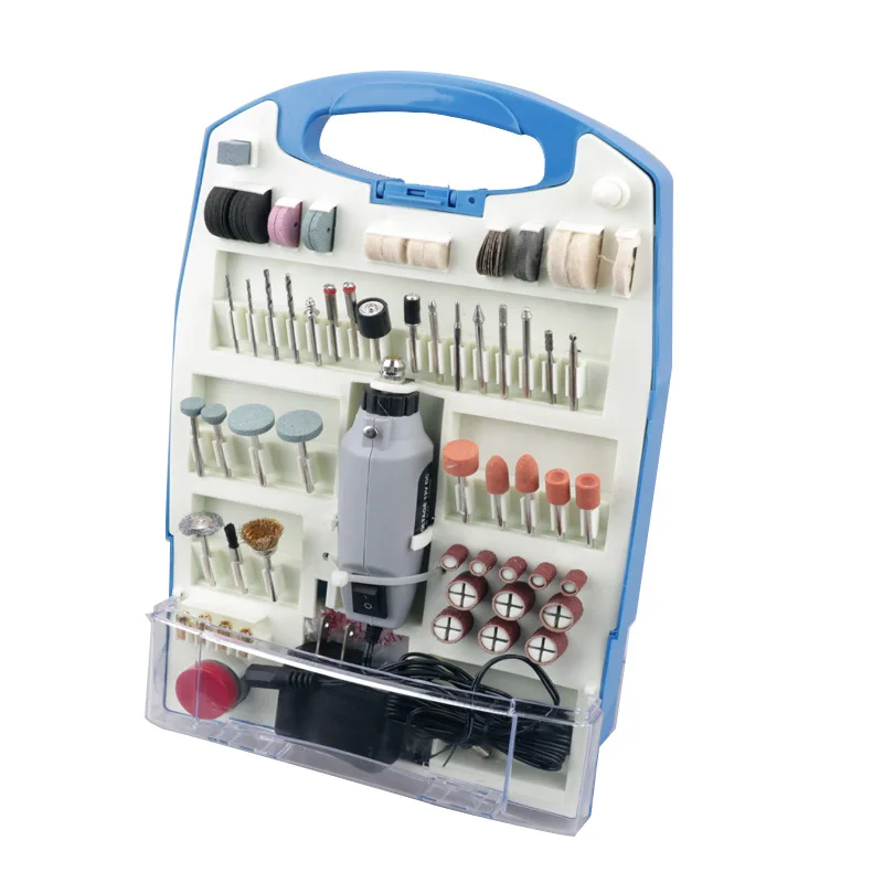 

110Pcs/Set DIY Electric Drill Grinder Tools 12V Mini Electric Grinder Set Multifunctional Polishing Engraving Machine Wire Brush