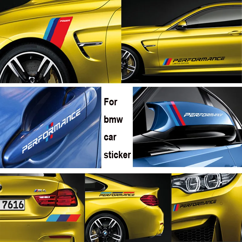 

KK M Performance car body decoration sticker for bmw E38 E39 E46 E53 E60 E61 E64 E70 E71 E85 E87 E90 E83 F10 F20 F21 F30 F35