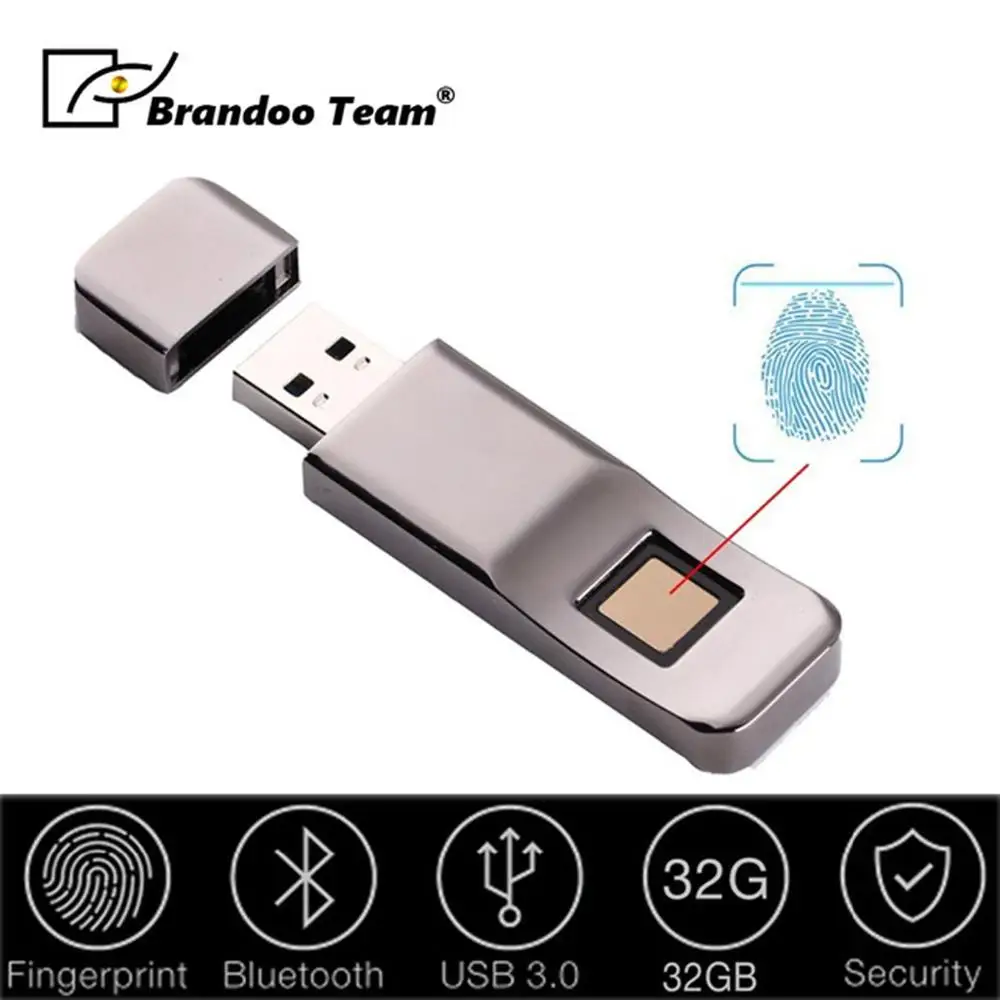 

Promotion!!Fingerprint Encryption U Disk USB Flash Drive USB3.0 U Disk Storage Device Security Protection