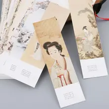 30 шт творческий Китайский стиль бумажные закладки Картина Открытки Ретро красивые закладки в коробке памятные подарки