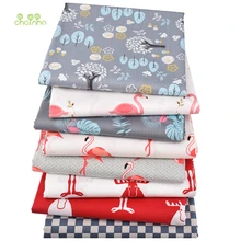 Chainho, 8 шт./партия, мультяшная печатная твиловая, хлопковая ткань, Лоскутная Ткань, DIY шитье стеганое одеяло, материал для малышей и детей