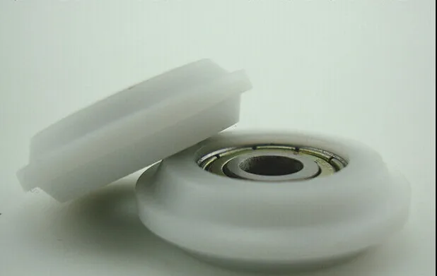 Free Shipping 625ZZ 5 25 7 mm pom plastic roller wheel Miniature Ball Bearings NYLON pulley