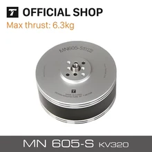 T-motor Terbaru 8.1 KG + Dorong MN605-S KV320 2 Pcs/Set Tahan Air Balap VTOL Listrik Brushless Motor Untuk FPV Drone