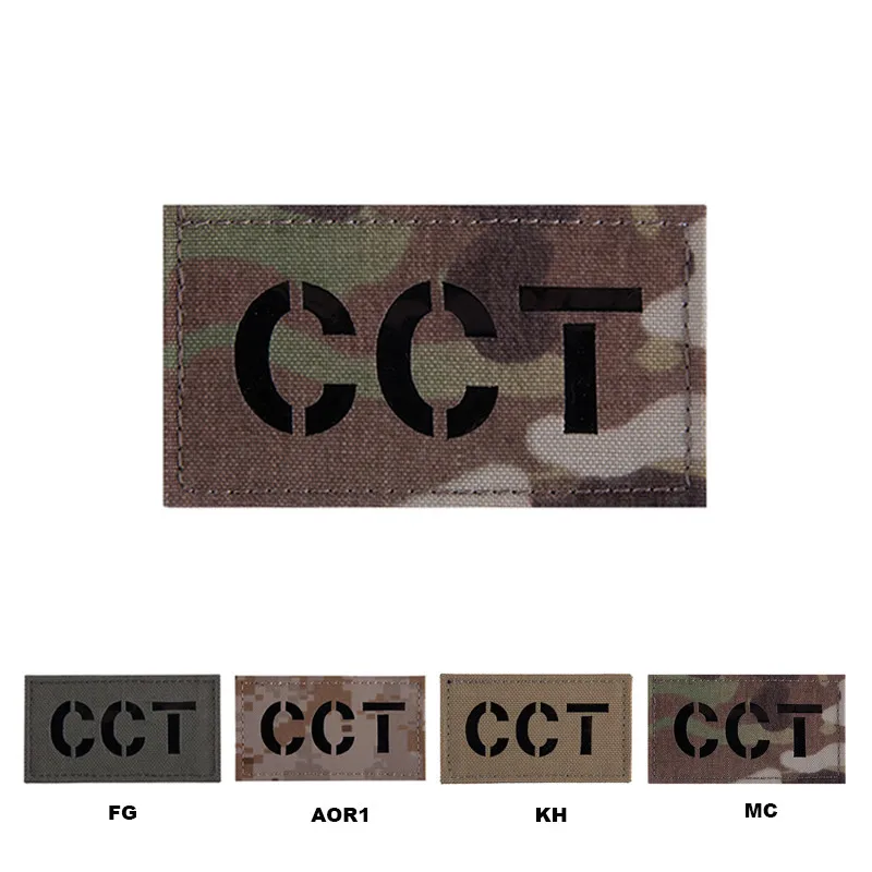 

Tactical Combat Control Team CCT Combat ID Patch Military Signal Skills Armband Badge for BDU Cloth Backpack Cap Khaki