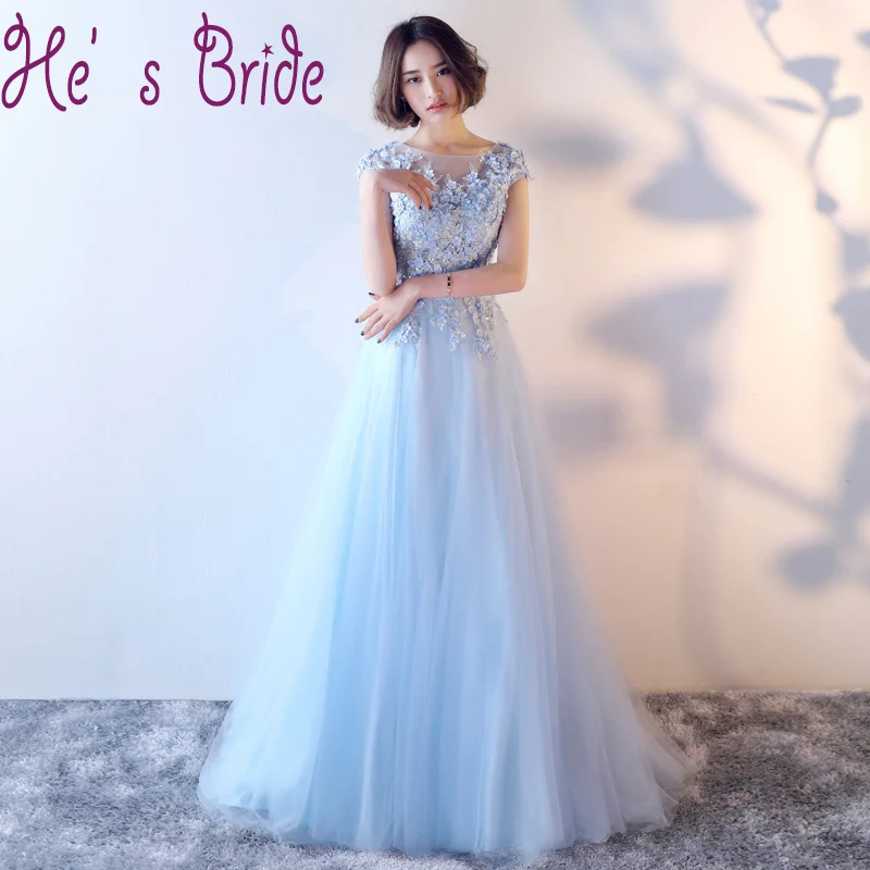 

Plus Size Evening Dress Lace Flowers Tulle Long Luxury Floor-length Appliqued Party Prom Banquet Formal Gown Robe De Soiree