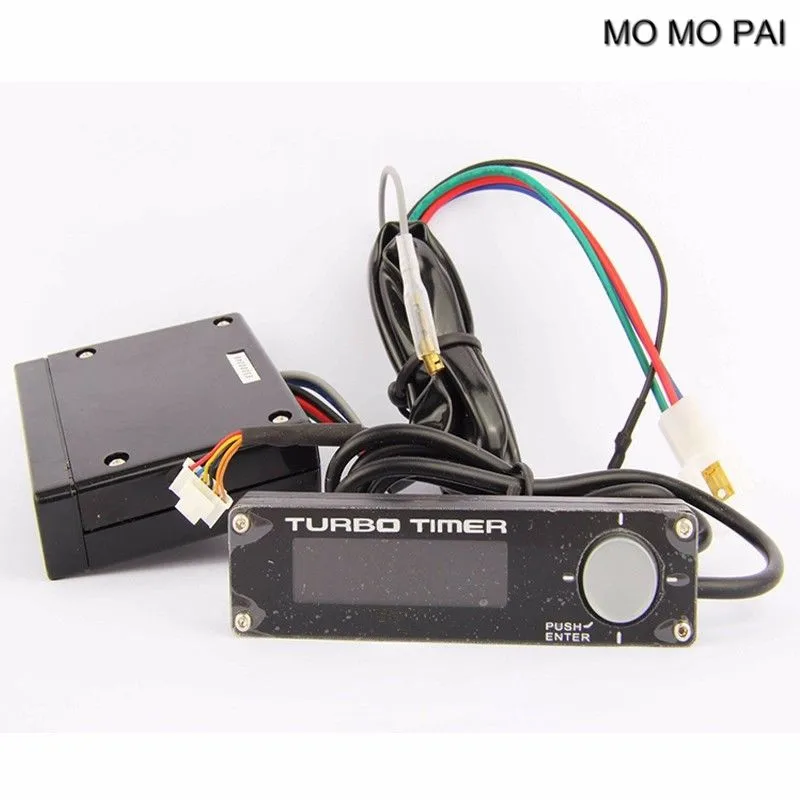 

MOMO PAI CAR BLACK TURBO TIMER TYPE 0 EVO STI WRX RX8 G35 UNIVERSAL / Turbo Delay Extinguisher