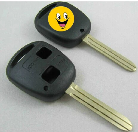 

Blank Car Key Case For Toyota Remote key Shell 2 Buttons Fob Keyless Case TOY43 Blade