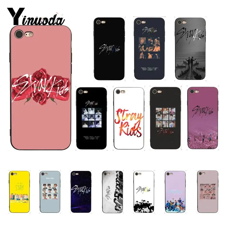 Yinuoda Stray Kids Cover Black Soft Shell Phone Case for ...