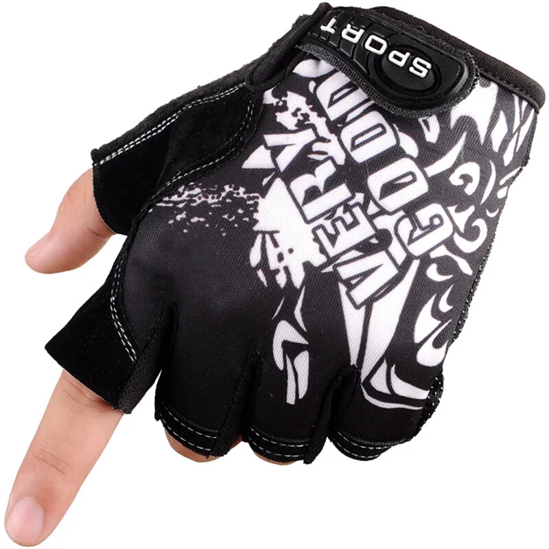 Outdoor Cycling Half Finger Glove Running Men Women Sports Anti Slip font b Fitness b font