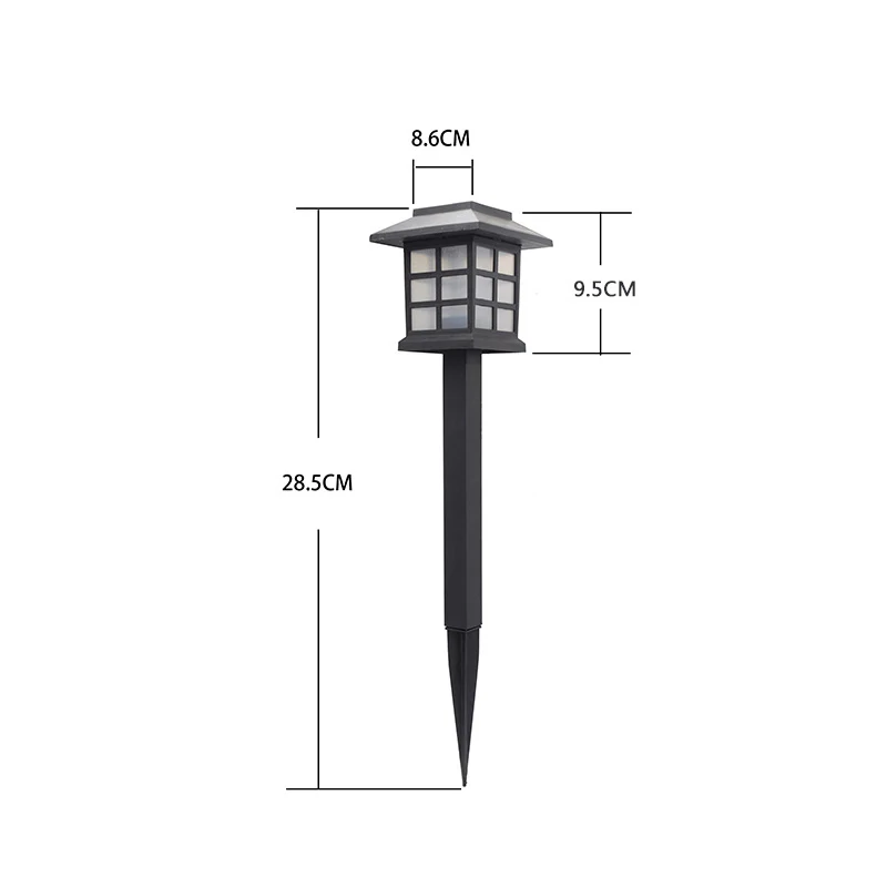 Led Solar Powered Lawn Lamp Outdoor Waterproof Garden Path Lawn Light Solar Bollard Light Led Solar Ground Lights