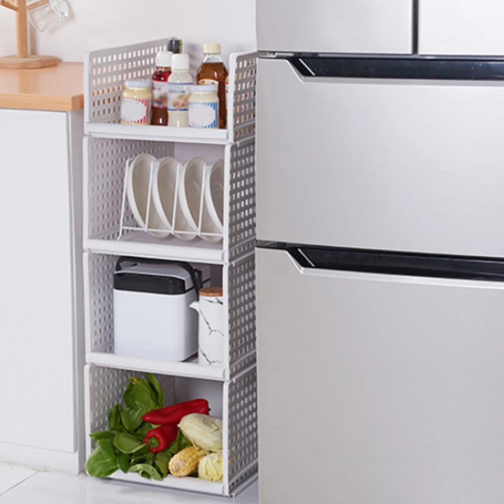 

Detachable Household Drawer Wardrobe Organizer Shelf Clothes Storage Basket Compartment Plastic Hollow Drawer Layered Partition