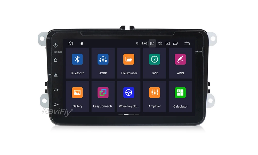 Top Android 9.0 Car radio dvd for VW GOLF 5 Golf 6 Tuguan Touran Skoda Octavia yeti 8" full touch IPS screen built in DSP GPS DVD 15