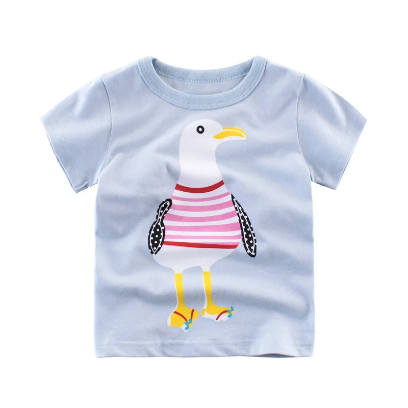 

Children T-shirt boys t shirt Tees Short sleeve shirts Summer Kids Cotton Animal Tops Cartoon Baby Boys Clothing