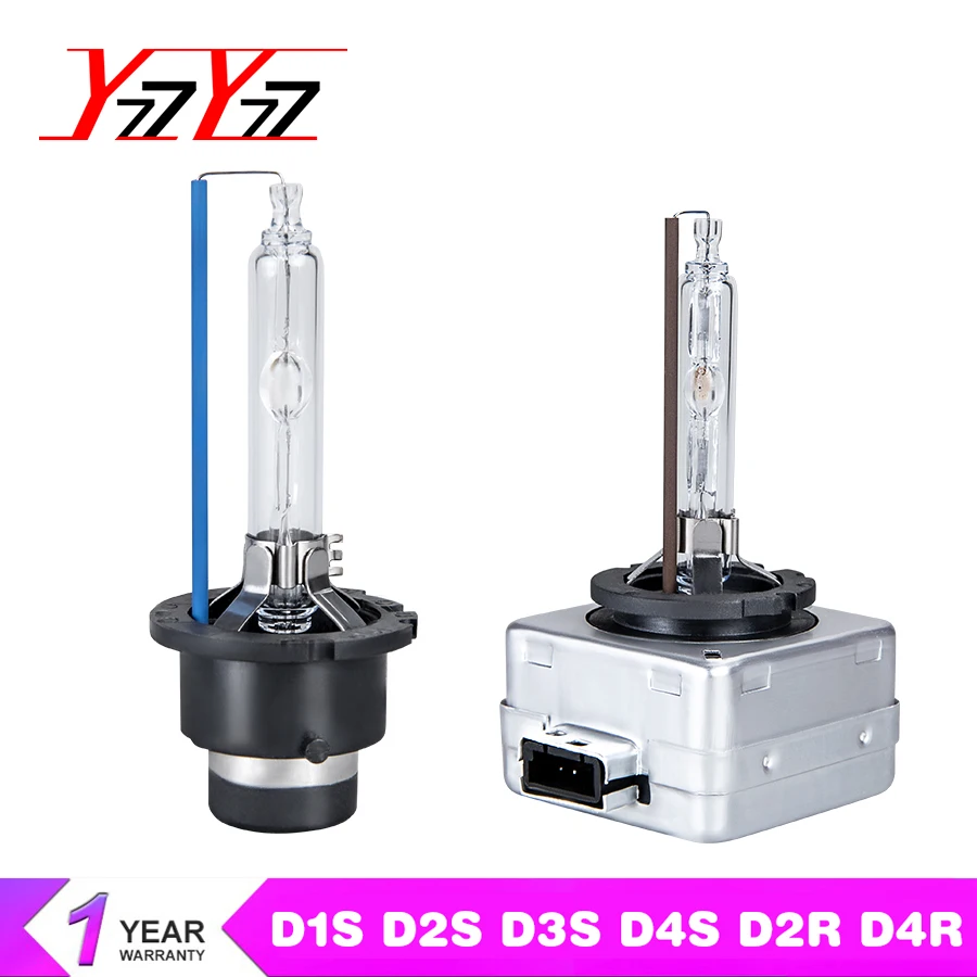 YzzYzz 2 шт. ксенон СВЧ фара электрические лампы D1S D2S D3S D4S D2R D4R 35 Вт HID Автомобильная