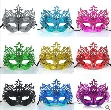 

9 Pcs Party Mysterious Retro Lady Eye Mask for Masquerade Party Fancy Dress Venetian Costumes Women Sexy Plastic Mask