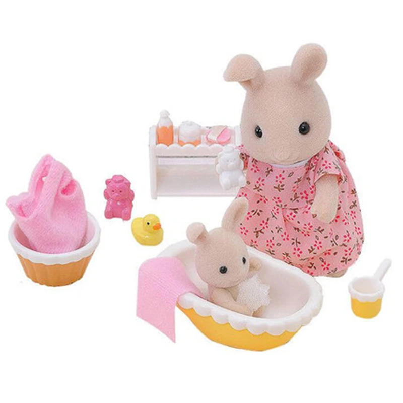 Sylvanian Families Кукольный домик для мамы и ребенка, набор для игр с 2 фигурками и аксессуарами, подарок для девочек и детей