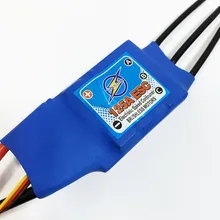 Биполярный транзистор 125A ESC бесколлекторный регулятор скорости вращения двигателя с 5A/5V BEC для воздушное судно с фиксированным крылом RC Самолет Вертолет UBEC125A