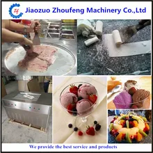 Fried ice cream marble material machine fruit and yogurt ice cream fry machine