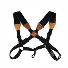 Профессиональные регулируемые ремни для саксофона кожаные Наплечные мягкие саксофонные ремни для детей начинающих аксессуары