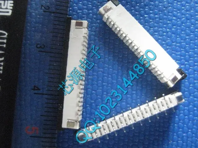 

20pin 1.0pitch SMT Vertical type FFC/FPC connector LCD screen interface.Flat Soft cable Connector Socket ROHS