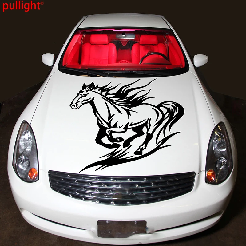 

RUNNING HORSE ANIMAL CUTE DESIGN HOOD VINYL STICKER DECALS