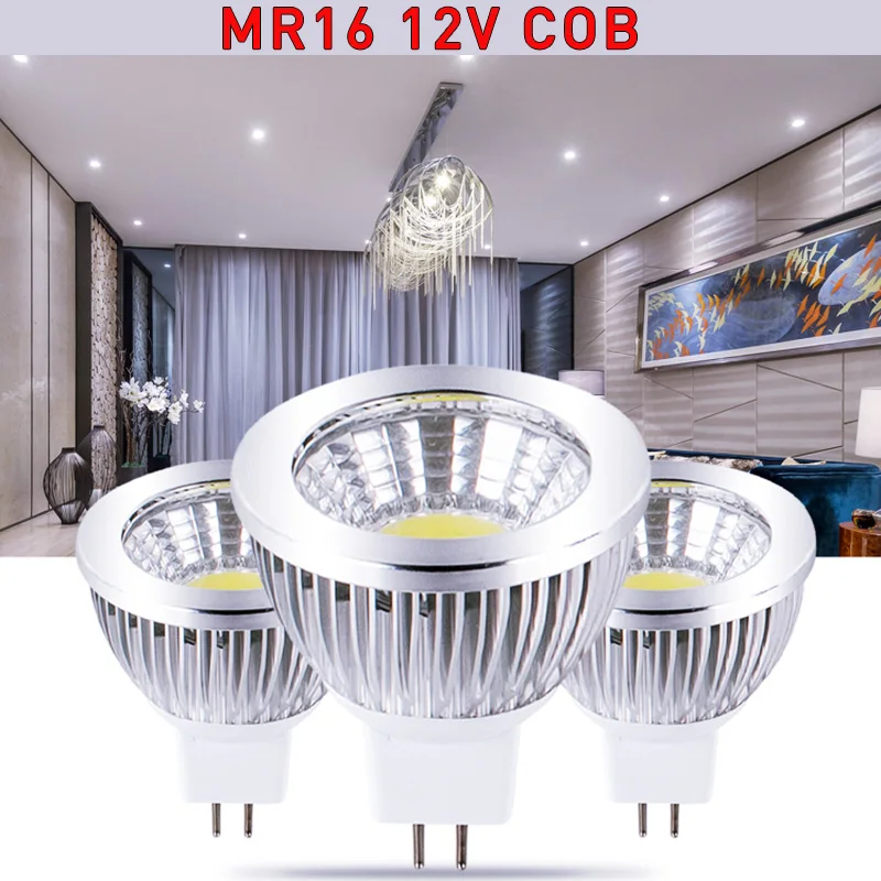 

1PCS MR16 / E27 dimmable / GU5.3 / E14 / E27 / GU10 / 9W 12W 15w COB AC110-220V High Power Led cob Light Bulbs Free shipping