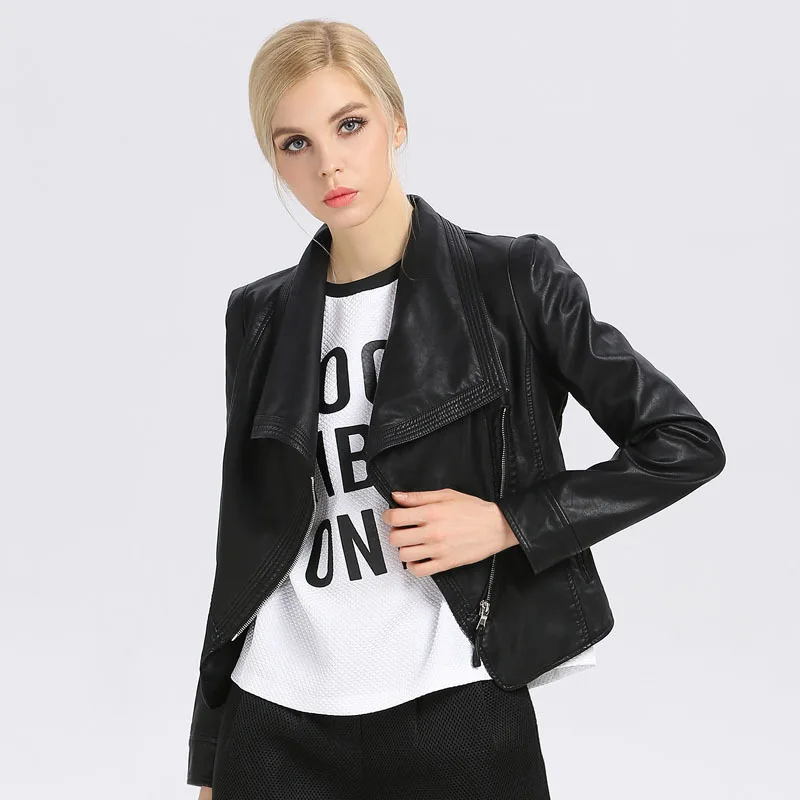 Faux Leather Coats Women Jacket Leather Jacket Women Winter Coats Female Woman Jackets Motorcycle 2018